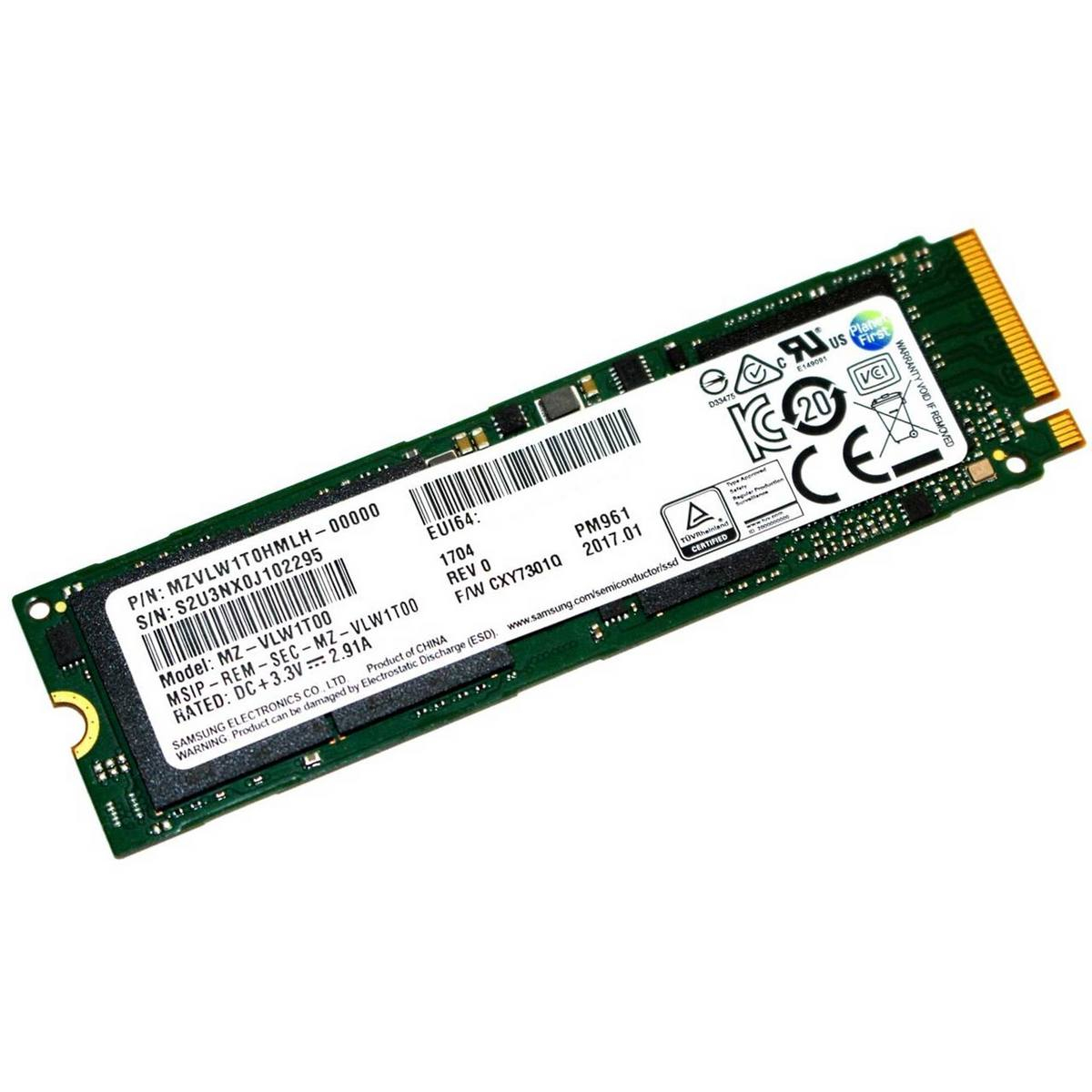 SSD Samsung PM961 1TB M.2 2280 PCIe 3.0 x4 NVMe - second hand