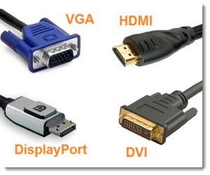 Port video VGA, HDMI, Displayport si DVI